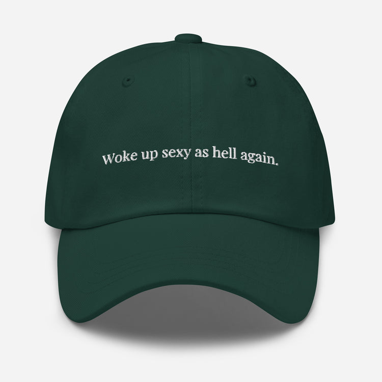 Dad hat Novelty Sexy As Hell Again Comical Sarcastic Sayings Fan Phrases Lover