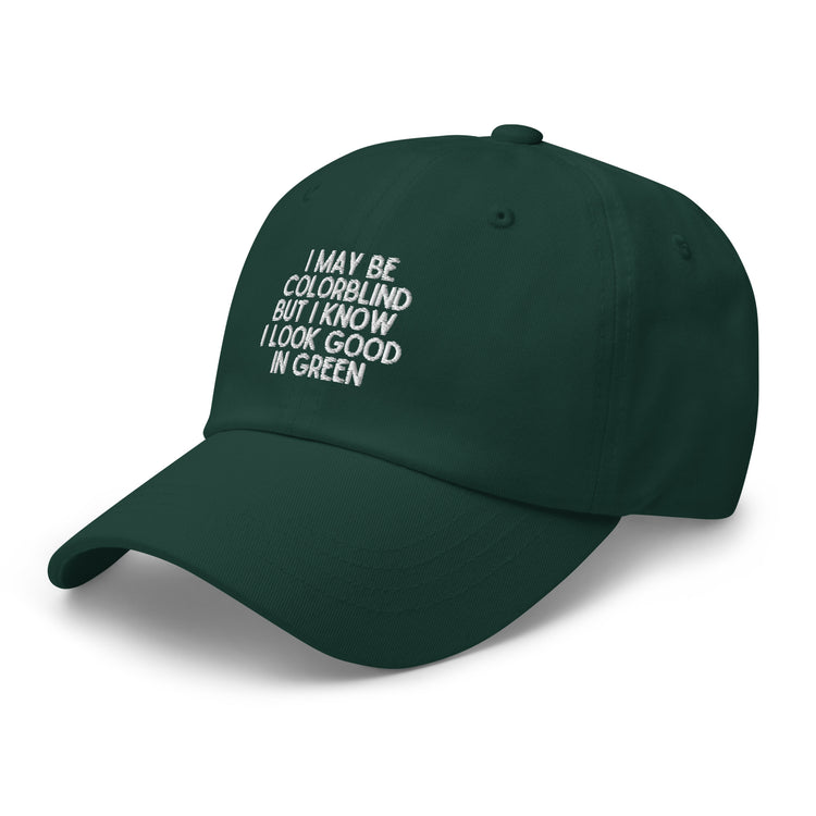 Dad hat Novelty Colorblind Daltonism Eye Disorders Hilarious Colour-Blindness Eyesight