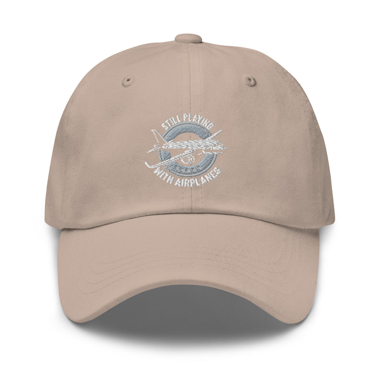 Dad hat Novelty Still Playing With Airplanes Copilot Outfit Aviation Aviator Seaplane Fan