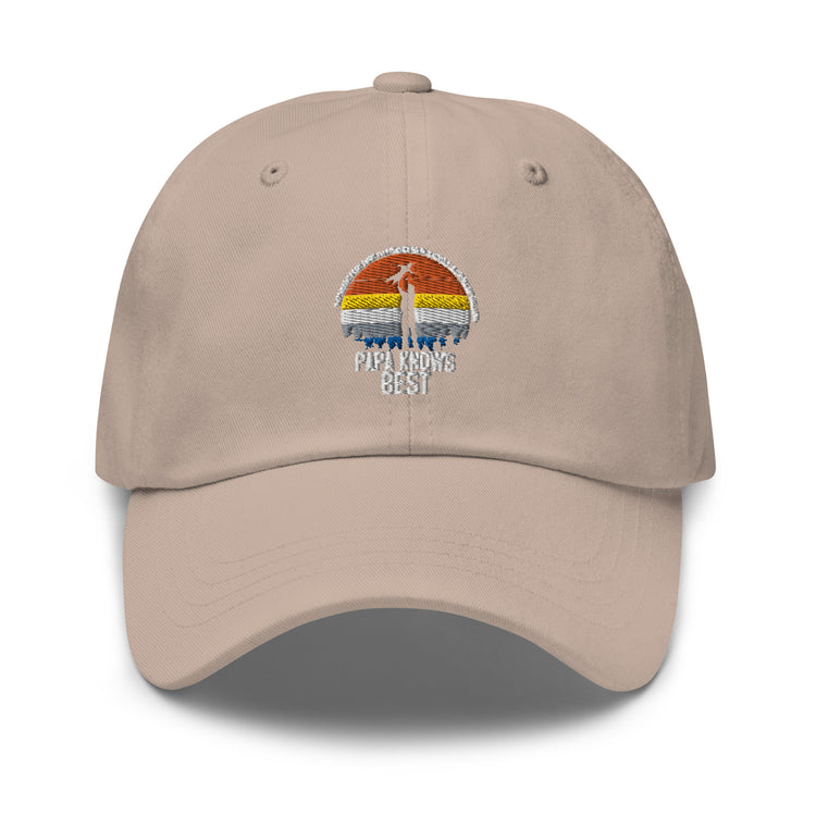 Dad hat Hilarious Papa Knows Good Dad Qualities OutfitResponsible Daddy Parental Attitudes