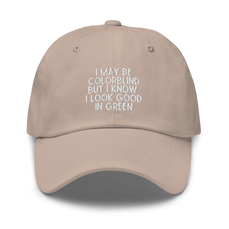 Dad hat Novelty Colorblind Daltonism Eye Disorders Hilarious Colour-Blindness Eyesight