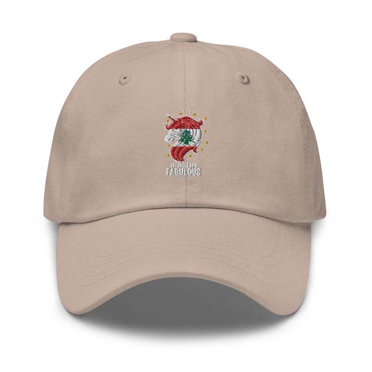 Dad hat Humorous Lebanese Christmas Magical Horse Nationalism Chauvinistic Holidays
