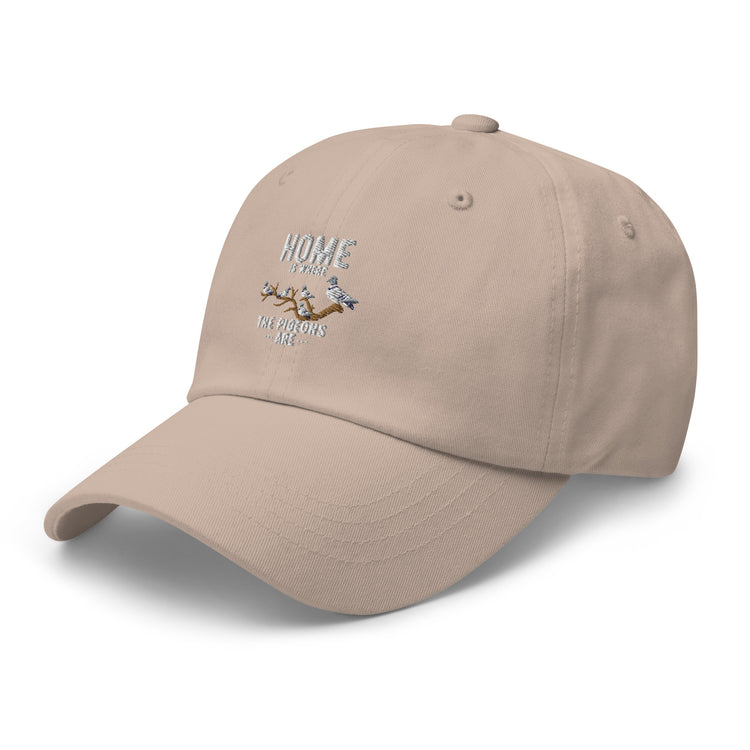 Dad hat Hilarious Pigeons Cockatiels Dodo Flying Animals Squab Culver Fan Cushat Fowl Enthusiast