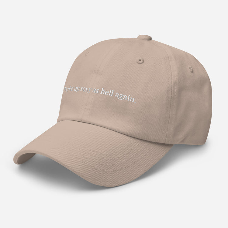 Dad hat Novelty Sexy As Hell Again Comical Sarcastic Sayings Fan Phrases Lover