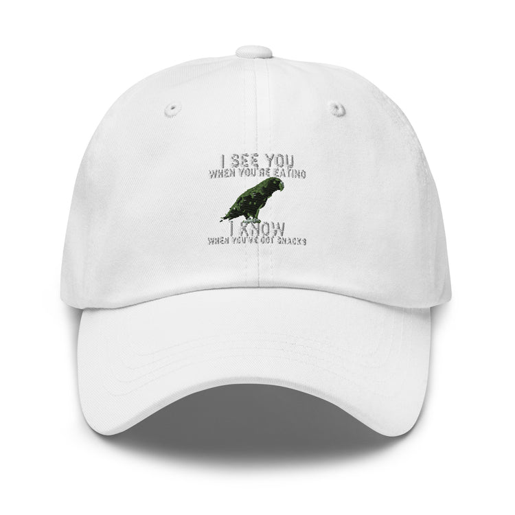 Dad hat Hilarious Cockatiels Lovebirds Parrot Humorous Cockatoo Cockatiel Quarrion Comical Birds