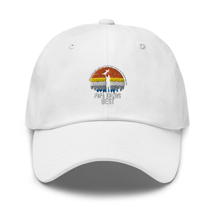 Dad hat Hilarious Papa Knows Good Dad Qualities OutfitResponsible Daddy Parental Attitudes