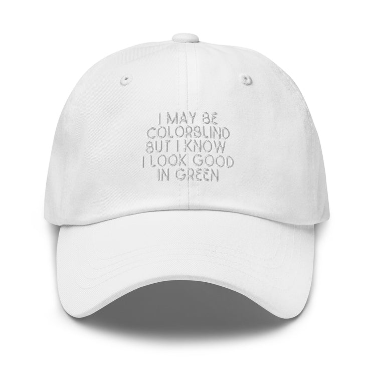 Dad hat Novelty Colorblind Daltonism Eye Disorders Hilarious Colour-Blindness Eyesight