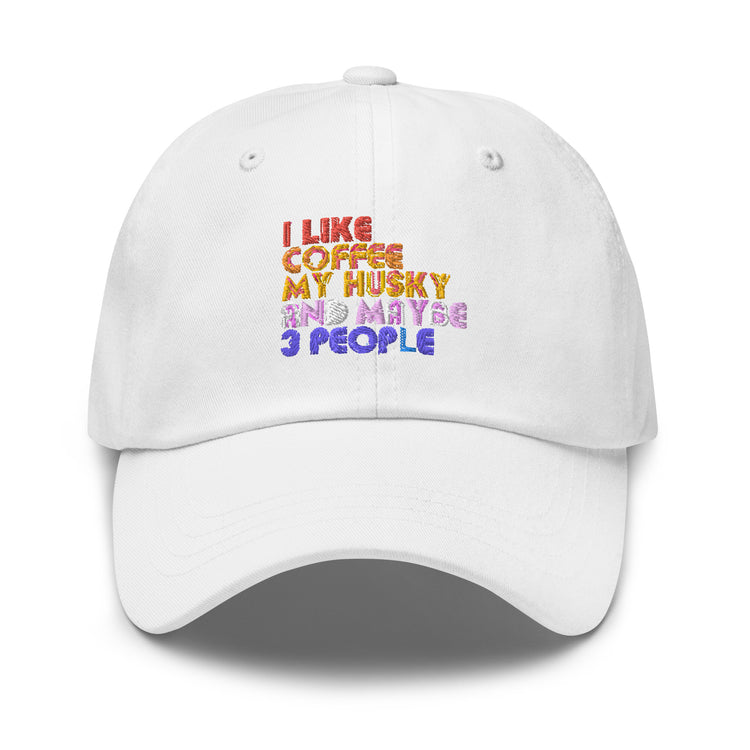 Dad hat Novelty Like My Coffee My Pet And 3 People Dog Caffeinated Pets Lover