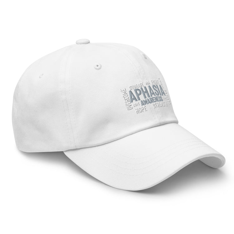 Dad hat  Novelty Aphasia Awareness Dysarthria Believer Overcomer Silent Brain Disease