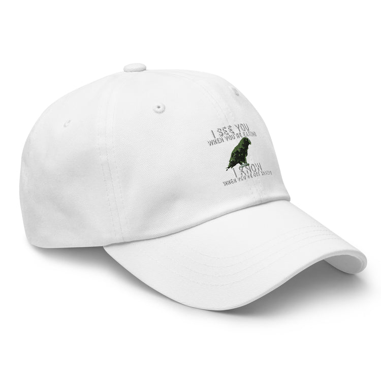 Dad hat Hilarious Cockatiels Lovebirds Parrot Humorous Cockatoo Cockatiel Quarrion Comical Birds