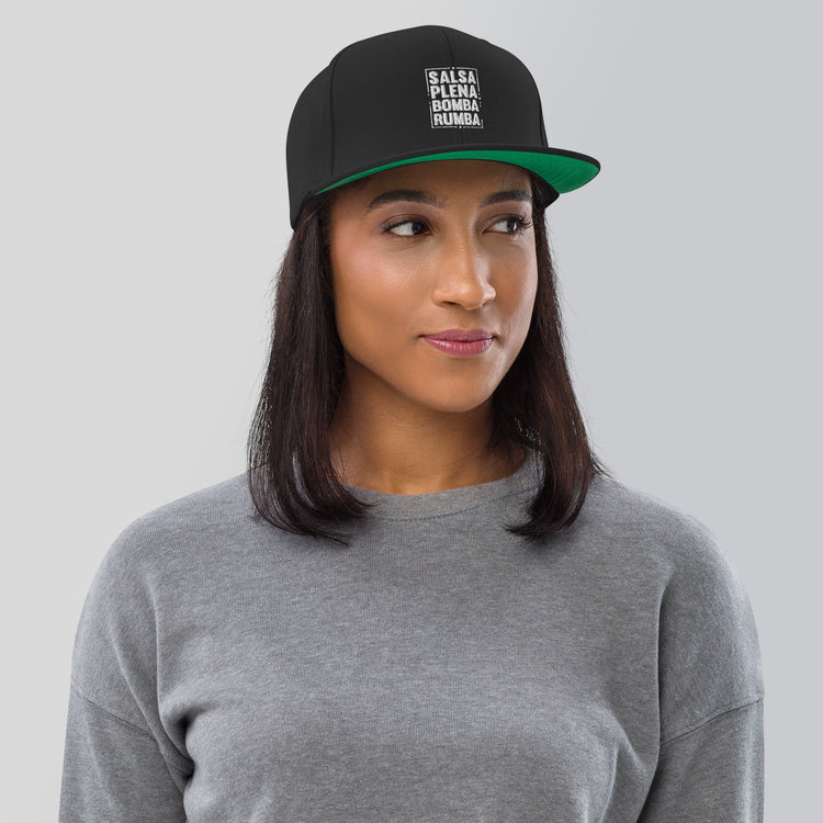 Snapback Hat Humorous Dancing Danseuse Merengue Bachata Cumbia Novelty Reggae Boogie Step Choreography Enthusiast