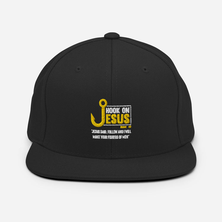 Snapback Hat Humorous Fisherman Priesthood Catholic Church Pastor Pun Christianity Blessing Worker Humor Saying