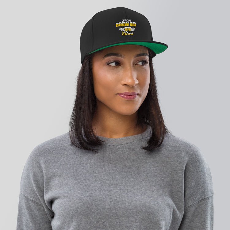 Snapback Hat Humorous Homebrewing Barleys Ale Malt Beverages Hilarious Alcoholic Drinks Brewery Brewpub Lover