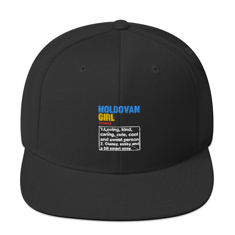 Snapback Hat  Hilarious Moldovian Nationalistic Nationalism Enthusiast Novelty Patriotic Patriotism Chauvinism