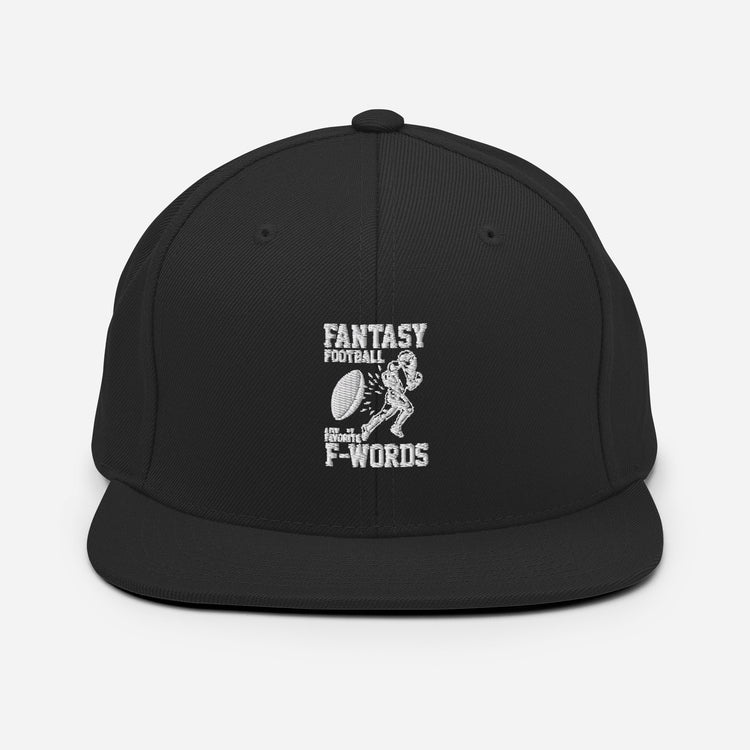 Snapback Hat Humorous Fantasy Football Extreme Field Sports Group Strategic Player Competitiveness