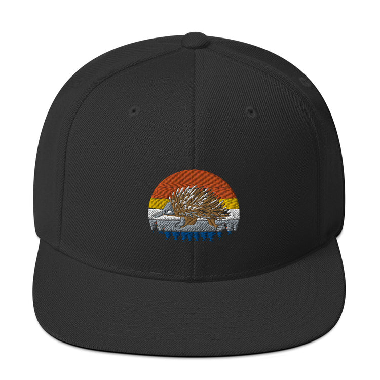 Snapback Hat Hilarious Nostalgic Guinea Old-Fashioned Domesticated Porcupine Gnawer Hedgepig