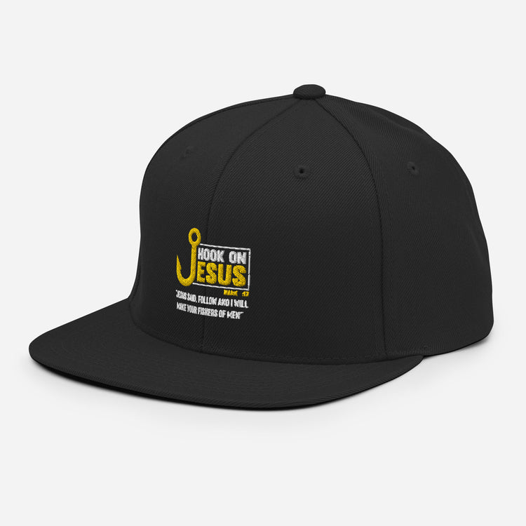 Snapback Hat Humorous Fisherman Priesthood Catholic Church Pastor Pun Christianity Blessing Worker Humor Saying