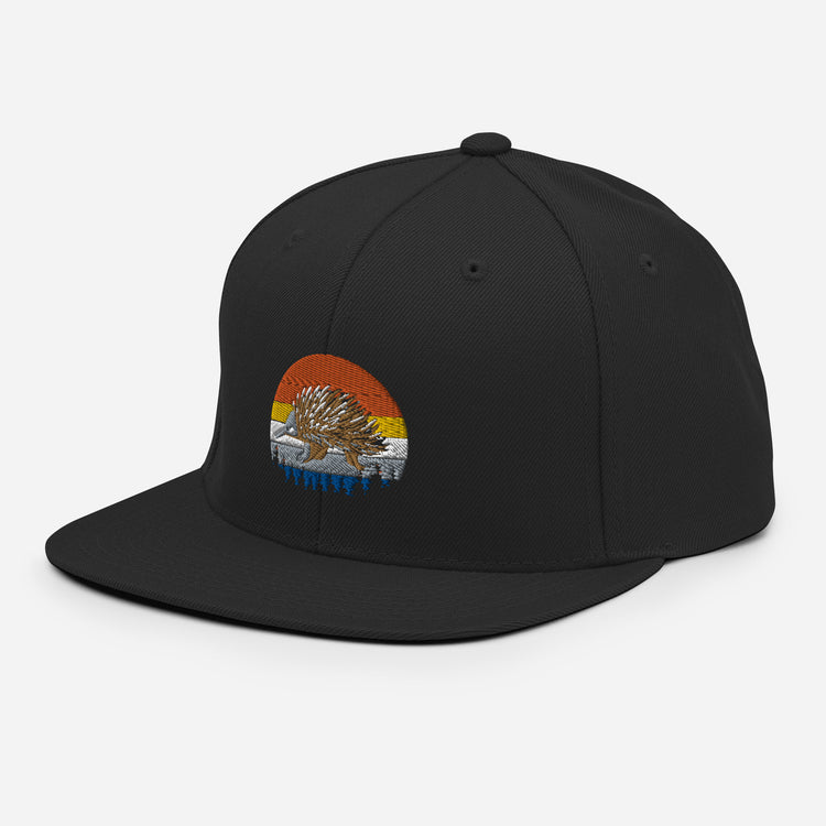 Snapback Hat Hilarious Nostalgic Guinea Old-Fashioned Domesticated Porcupine Gnawer Hedgepig