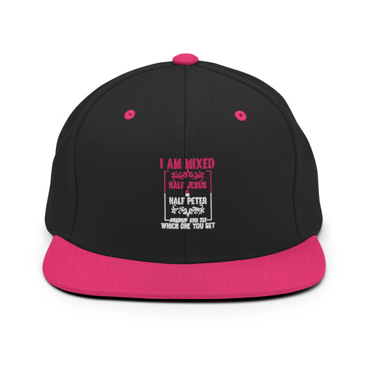 Snapback Hat Humorous Religious Prayer Holy Writ God Book Novelty Worship Christianity Saying