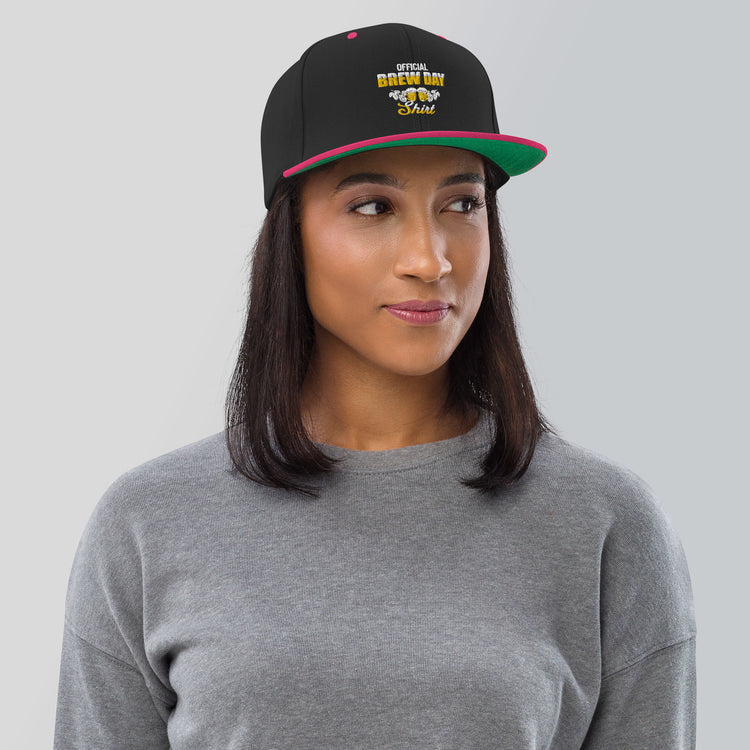 Snapback Hat Humorous Homebrewing Barleys Ale Malt Beverages Hilarious Alcoholic Drinks Brewery Brewpub Lover