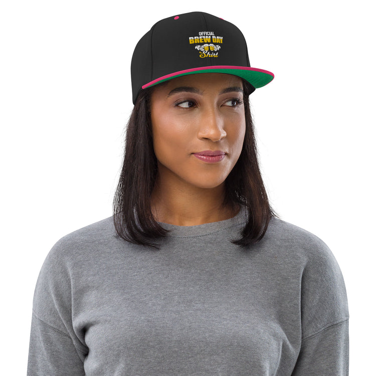 Snapback Hat Humorous Homebrewing Barleys Ale Malt Beverages Hilarious Alcoholic Drinks Brewery Brewpub Lover