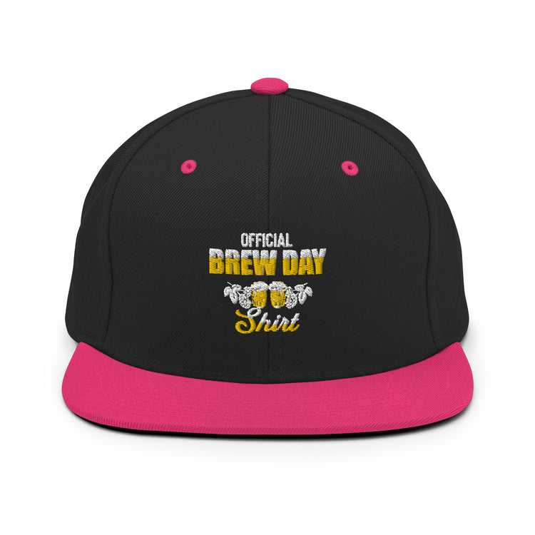 Snapback Hat Humorous Homebrewing Barleys Ale Malt Beverages Hilarious Alcoholic Drinks Brewery Brewpub Lover