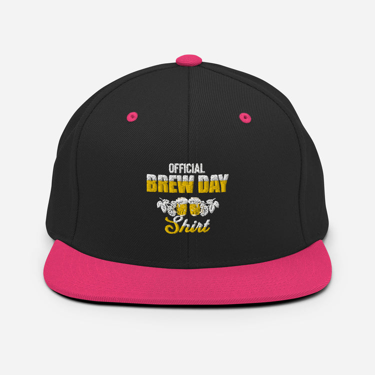 Snapback Hat Humorous Homebrewing Barleys Ale Malt Beverages Hilarious Alcoholic Drinks Brewery Brewpub Lover