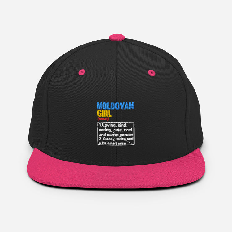 Snapback Hat  Hilarious Moldovian Nationalistic Nationalism Enthusiast Novelty Patriotic Patriotism Chauvinism