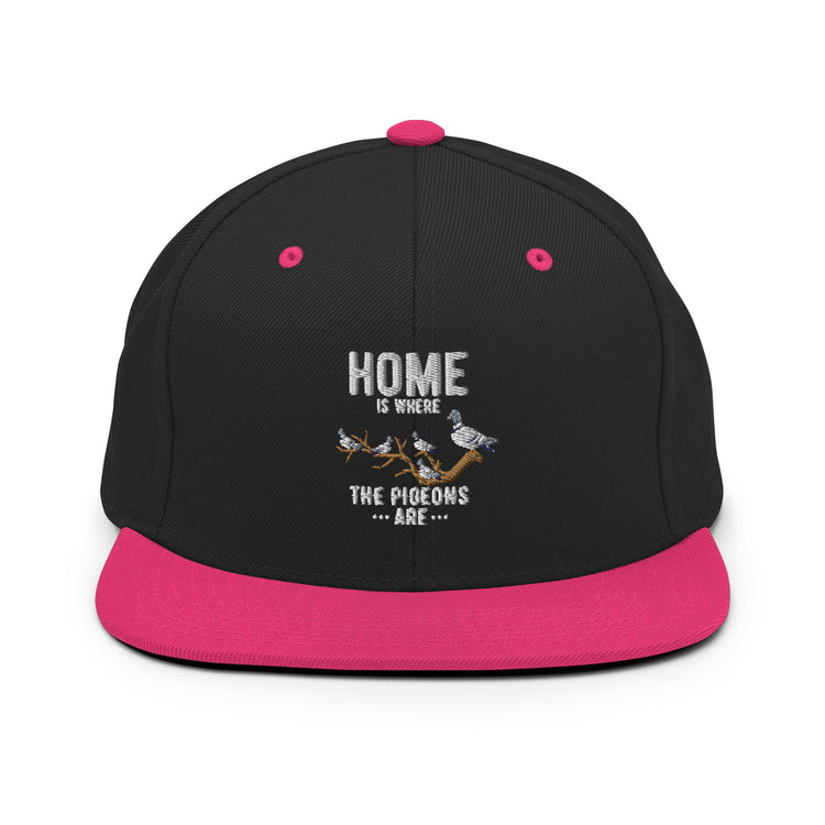 Snapback Hat Hilarious Pigeons Cockatiels Dodo Flying Animals Squab Culver Fan Cushat Fowl