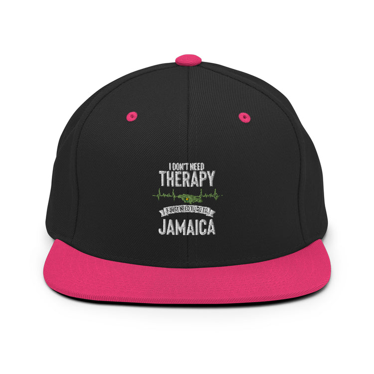 Snapback Hat Novelty Jamaica Heartbeat Leisure Lover Getaway Jamaican Break National Banner Devotee