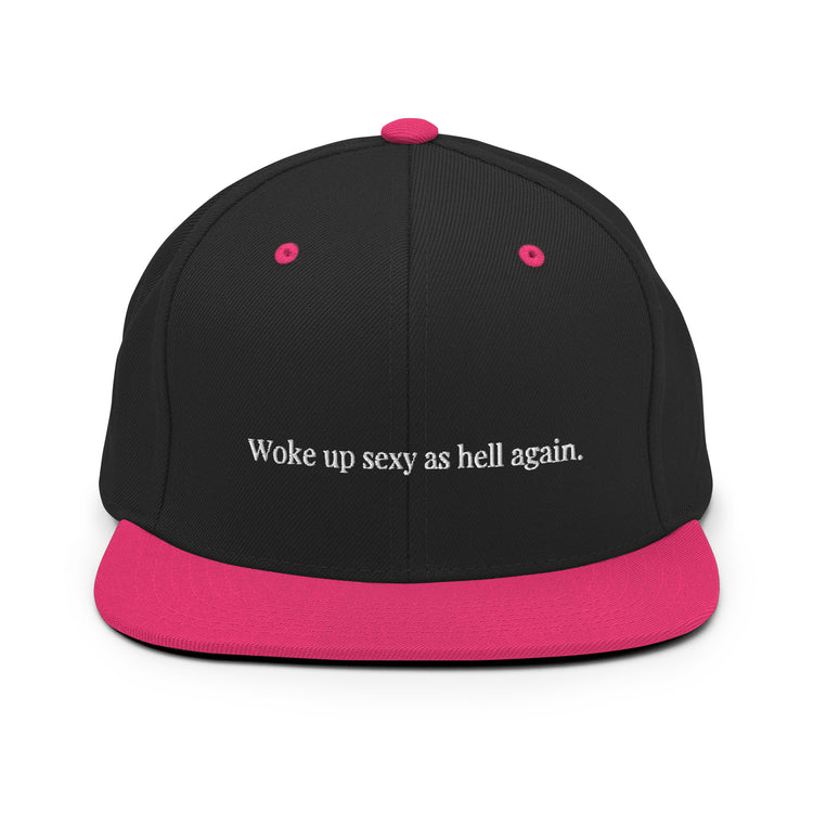 Snapback Hat Novelty Sexy As Hell Again Comical Sarcastic Sayings Fan Phrases Lover