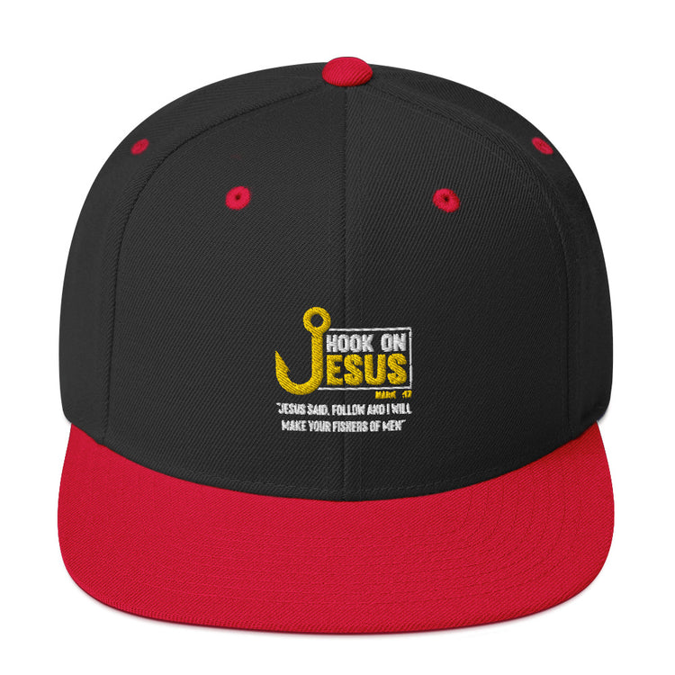 Snapback Hat Humorous Fisherman Priesthood Catholic Church Pastor Pun Christianity Blessing Worker Humor Saying