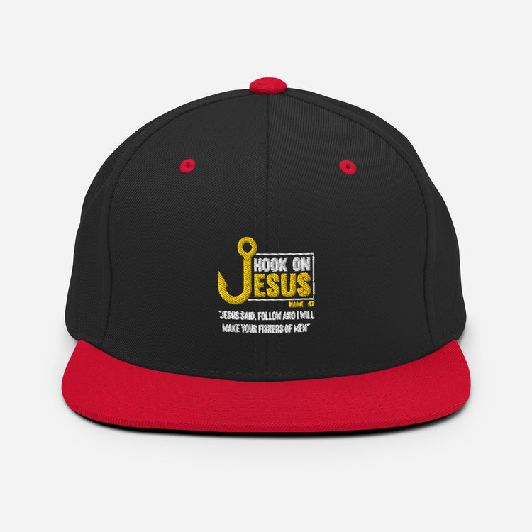 Snapback Hat Humorous Fisherman Priesthood Catholic Church Pastor Pun Christianity Blessing Worker Humor Saying