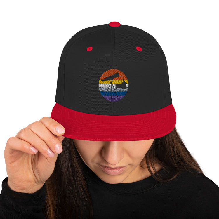 Snapback Hat Novelty Astrometry Photometry Astrological Photographic Photo Capturing Capture Planets Devotee