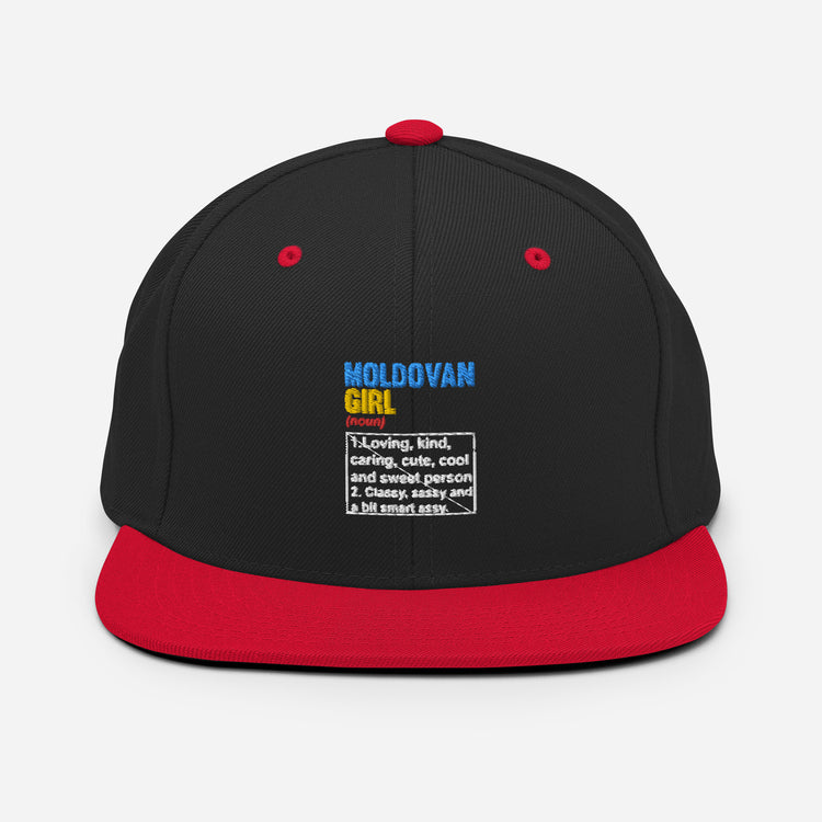 Snapback Hat  Hilarious Moldovian Nationalistic Nationalism Enthusiast Novelty Patriotic Patriotism Chauvinism