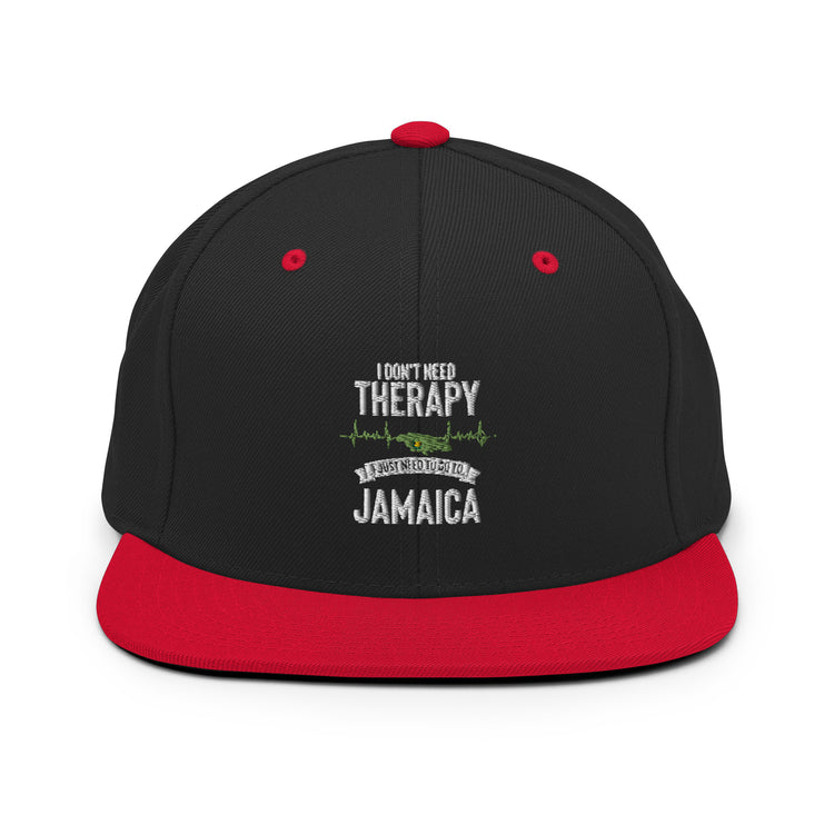 Snapback Hat Novelty Jamaica Heartbeat Leisure Lover Getaway Jamaican Break National Banner Devotee