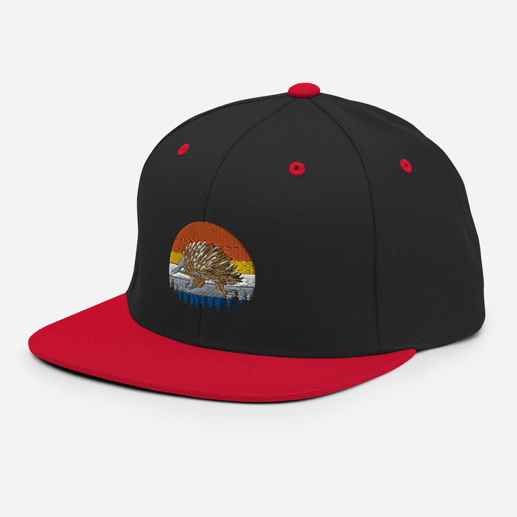 Snapback Hat Hilarious Nostalgic Guinea Old-Fashioned Domesticated Porcupine Gnawer Hedgepig