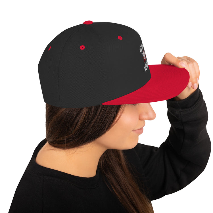 Snapback Hat  Born To Play Baseball Funny Player Softball Gameday Hilarious Catcher Pitching Pitch Outfielder