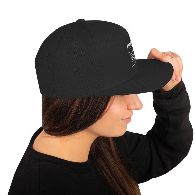 Snapback Hat Hilarious Paralegal Meaning Description Legal Assistant Lawyer Paralegals Litigator