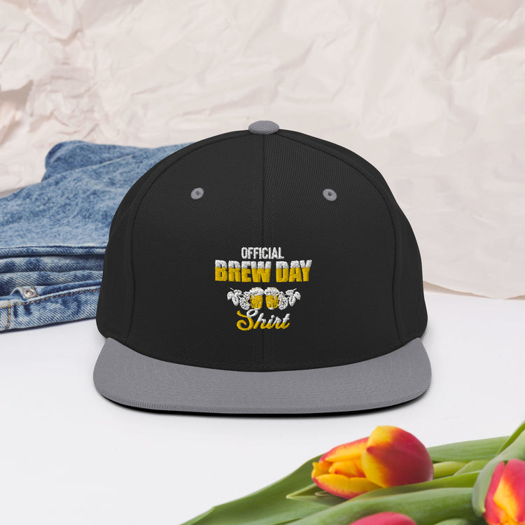 Snapback Hat Humorous Homebrewing Barleys Ale Malt Beverages Hilarious Alcoholic Drinks Brewery Brewpub Lover