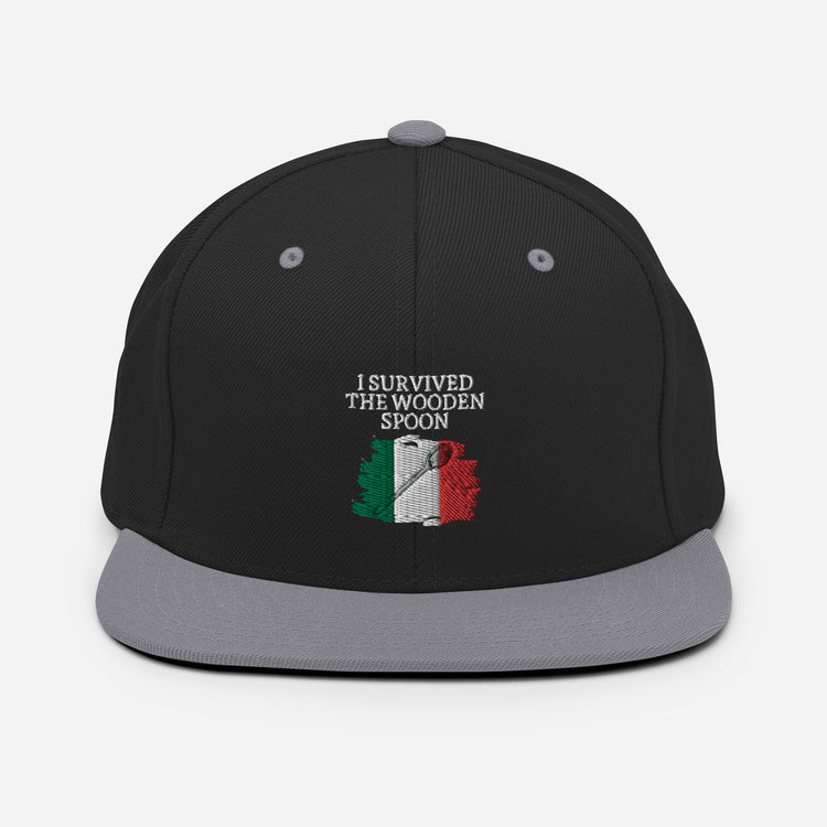 Snapback Hat Humorous Italy Italia Cuisine Cultures Nationalistic Lover Italian Nationalism Cultural Patriotism