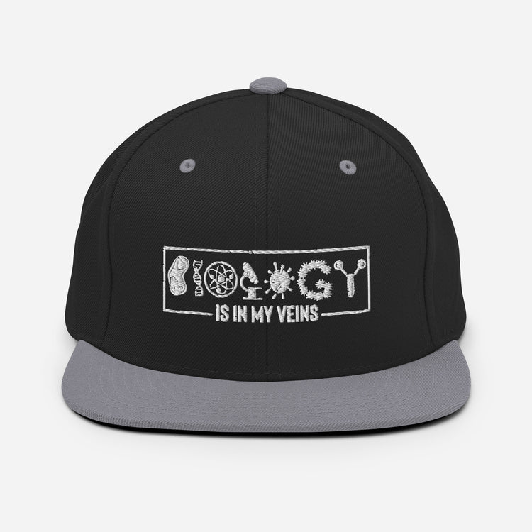 Snapback Hat Novelty Living Scientist Technician Technologist Biologist Hilarious Naturalist Ecologist Organisms