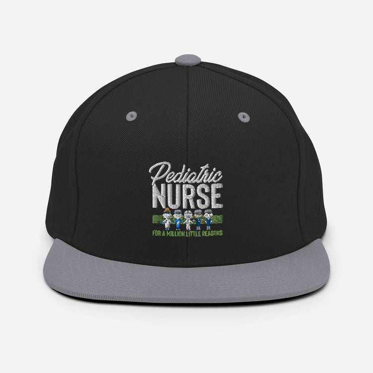 Snapback Hat Novelty Pediatric Nurse Pedia Family Doctor Physician Medical Charge Infants Childrens Devotee