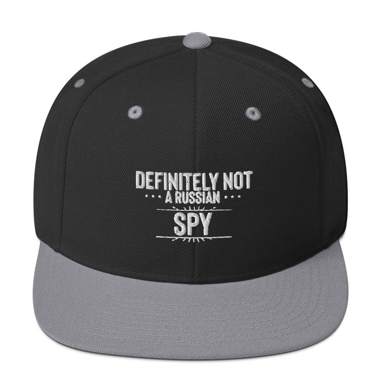 Snapback Hat Definitely Not A Russian Spy Agent Sidekick Lover Intelligence Surveillance