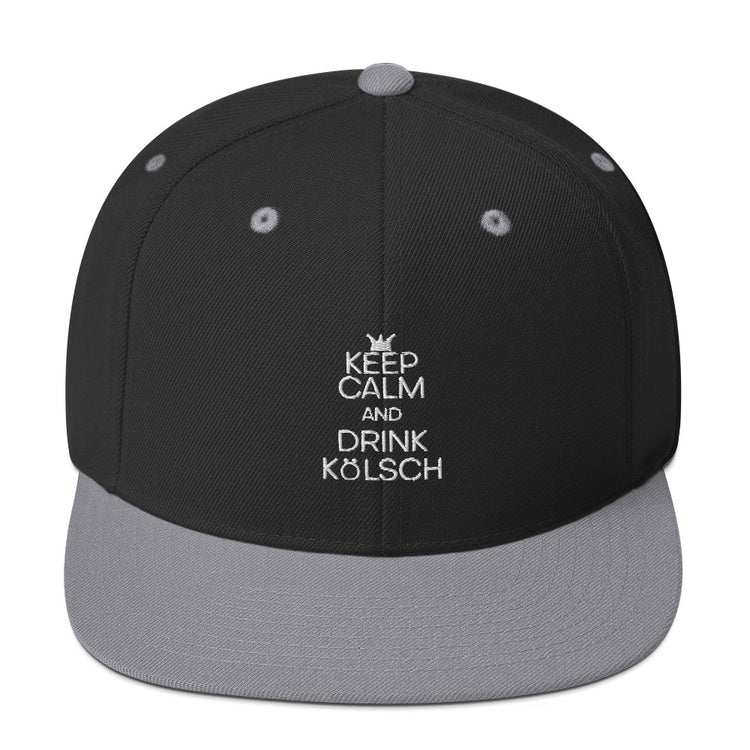 Snapback Hat Keep Calm And Drink Kölsch Alcoholic Beverages Drinking Fermented Alcohols