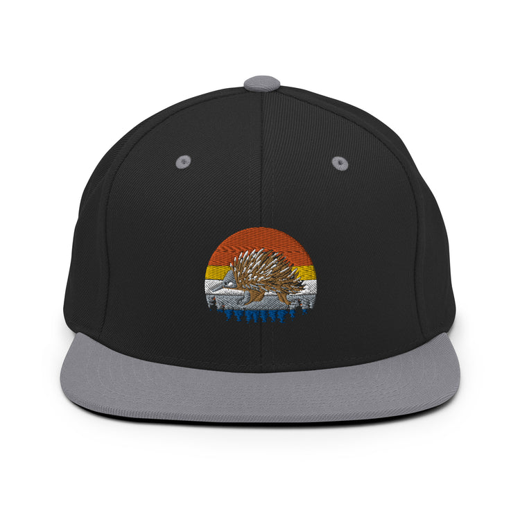 Snapback Hat Hilarious Nostalgic Guinea Old-Fashioned Domesticated Porcupine Gnawer Hedgepig