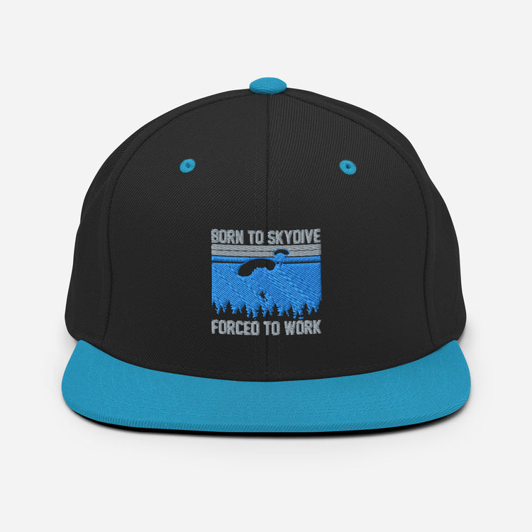 Snapback Hat Snapback Hat Humorous Skydiving Parachuting Adventure Travel Sports Novelty Skydive Skydivers Adventurous