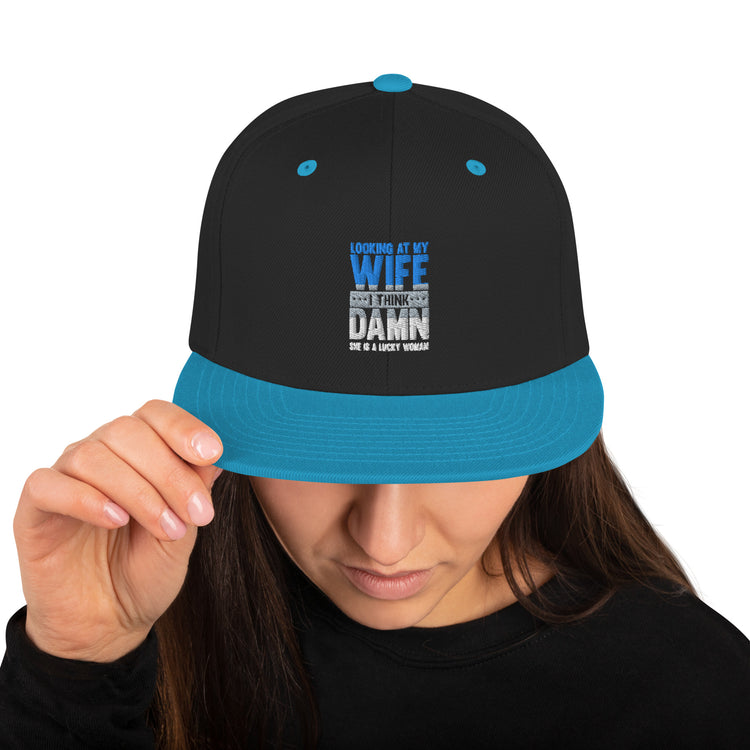 Snapback Hat Humorous Fathers Day Sarcastic Humor Party Joke Granddad Grandpa Family Day Husband Papa Sarcasm