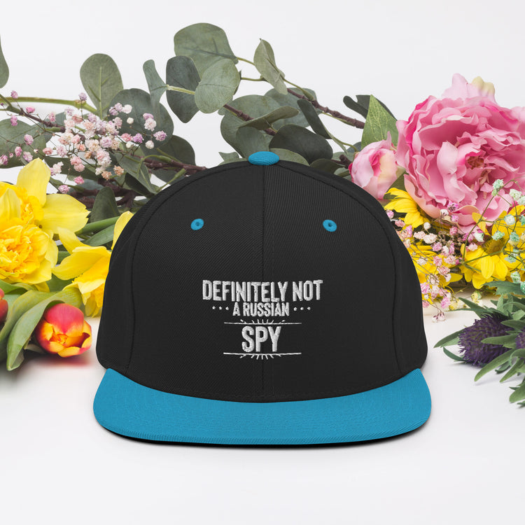 Snapback Hat Definitely Not A Russian Spy Agent Sidekick Lover Intelligence Surveillance