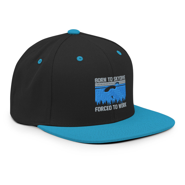 Snapback Hat Snapback Hat Humorous Skydiving Parachuting Adventure Travel Sports Novelty Skydive Skydivers Adventurous